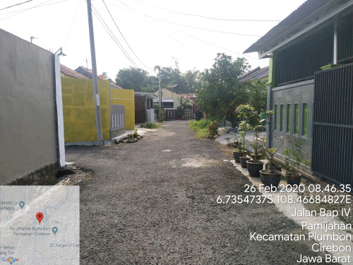foto posisi tengah perumahan GRAHA KARTIKA PAMIJAHAN