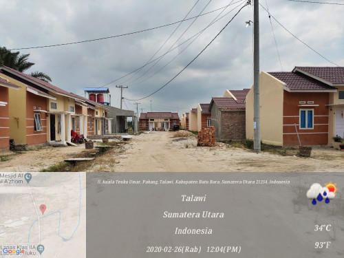 foto posisi tengah perumahan KARYA DHIKA RESIDENCE