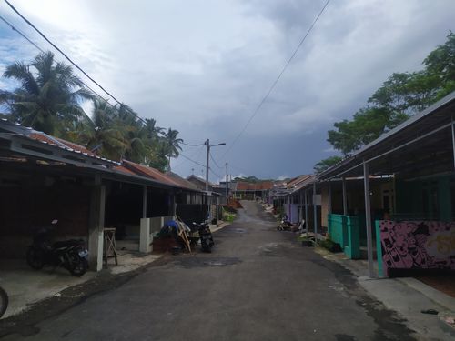 foto posisi tengah perumahan Mutiara Cimerak Residence