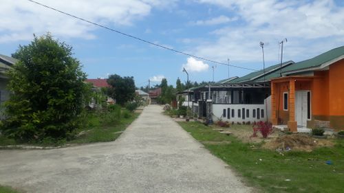 foto posisi tengah perumahan Alam Hinai Permai