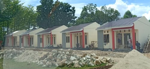foto posisi tengah perumahan Griya Hutuo Permai