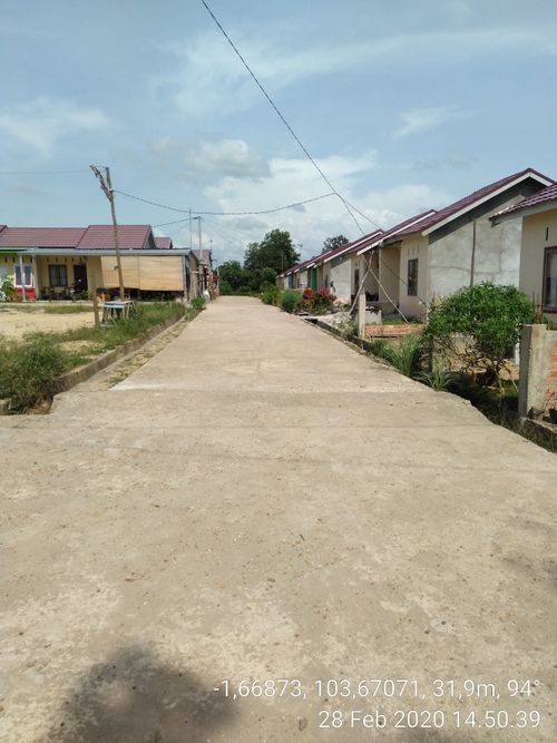 foto posisi tengah perumahan Musti Jaya Indah VII