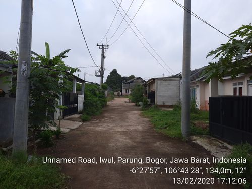 foto posisi tengah perumahan Villa Gading Parung 2