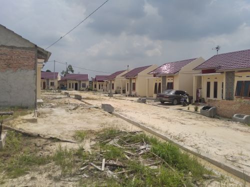 foto posisi tengah perumahan Bumi riau lestari