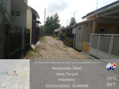 foto posisi tengah perumahan Griyo Afa Pesona