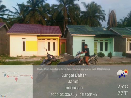 foto posisi tengah perumahan Bahar regency