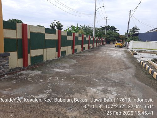 foto posisi tengah perumahan PERMATA ZAMRUD RESIDENCE 