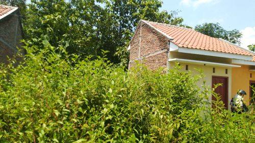 foto posisi tengah perumahan Badran Asri, Nguter