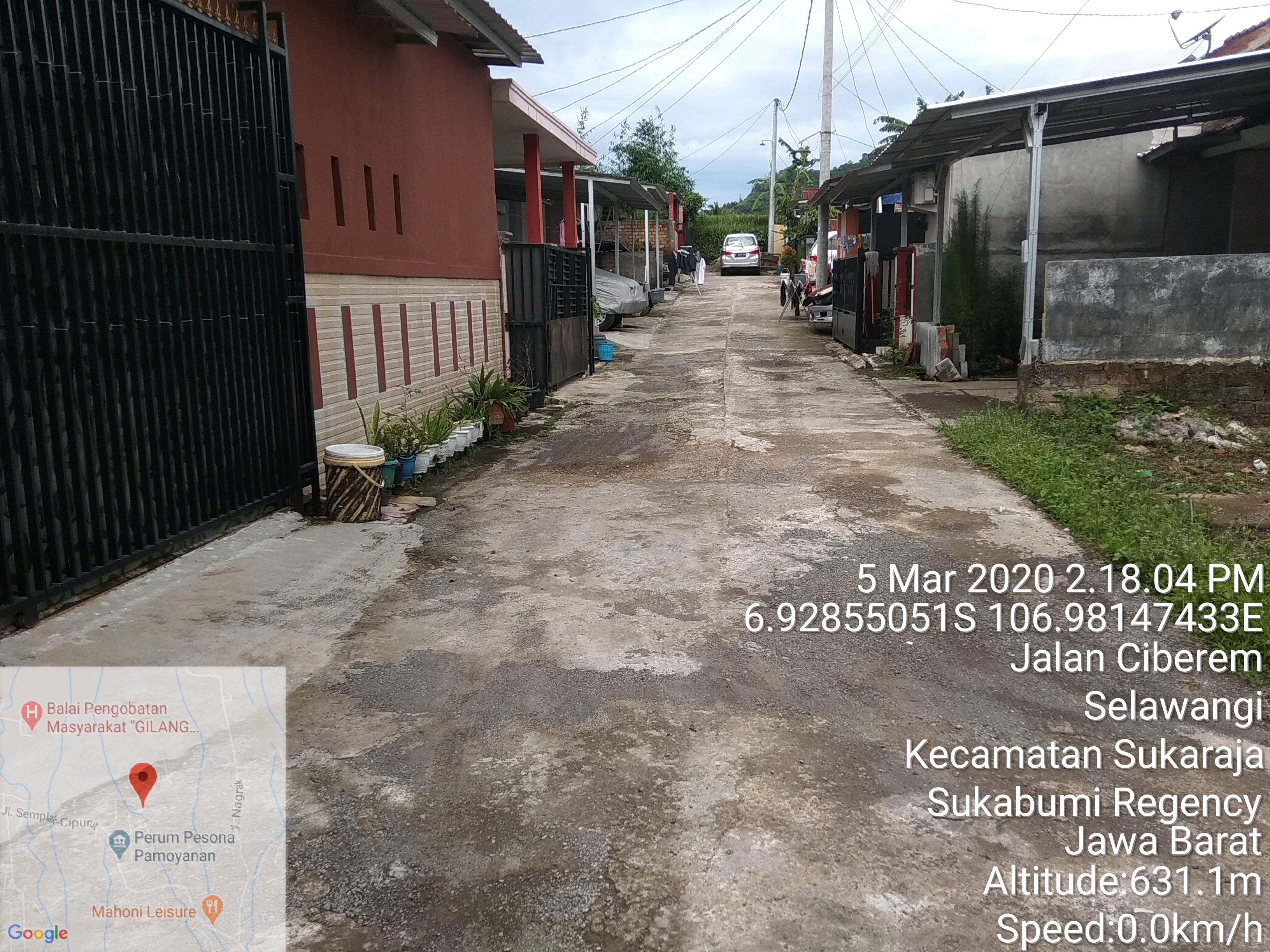 foto posisi tengah perumahan Pamoyanan Residence