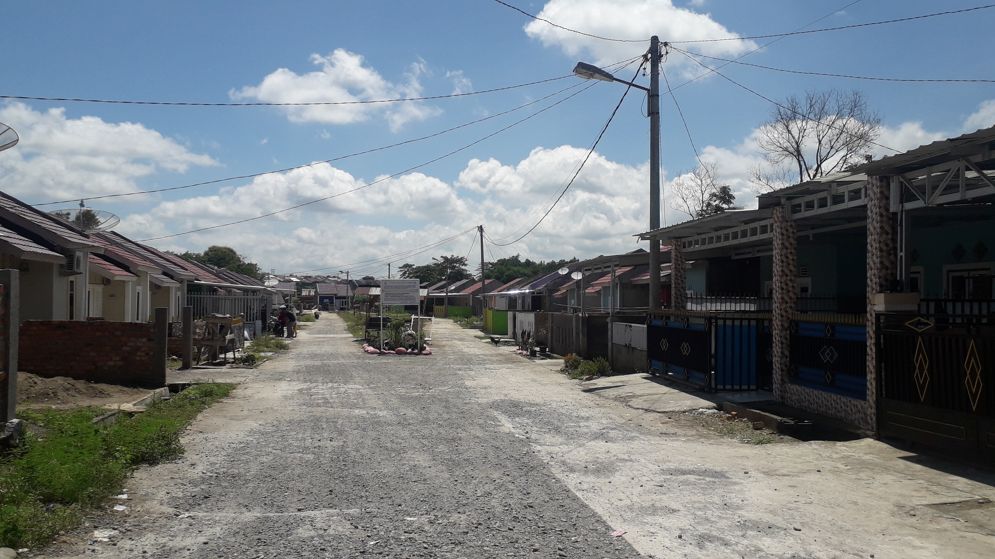 foto posisi tengah perumahan Daffadafi residence 