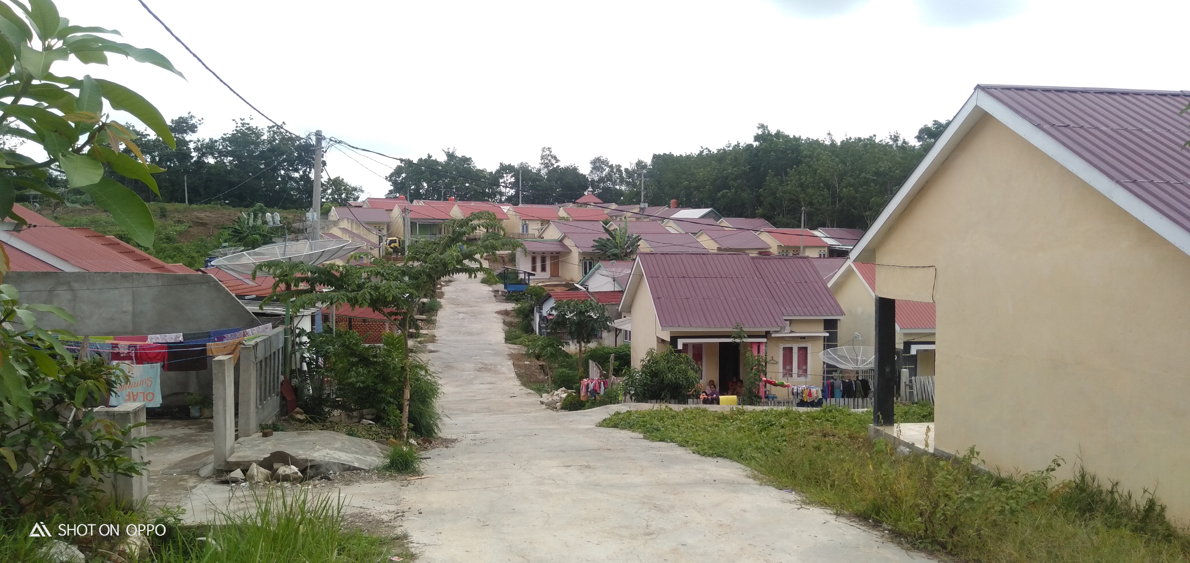 foto posisi tengah perumahan Baturaja Indah