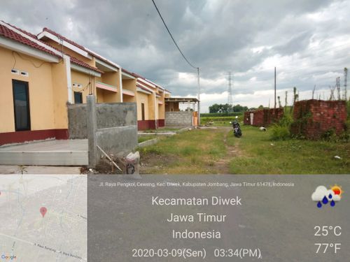 foto posisi tengah perumahan Perum Tiara Indah 2