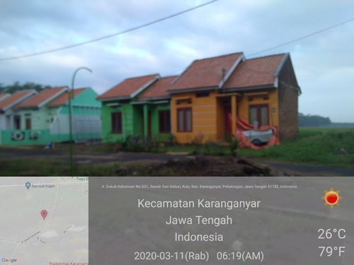 foto posisi tengah perumahan Mukti Kencana Kulu