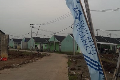 foto posisi tengah perumahan Perumahan Bumi Ketos Regency