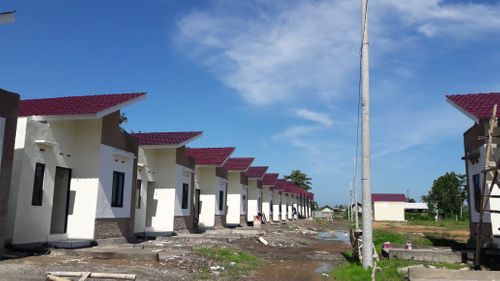 foto posisi tengah perumahan MAHKOTA JEMBATAN KEMBAR