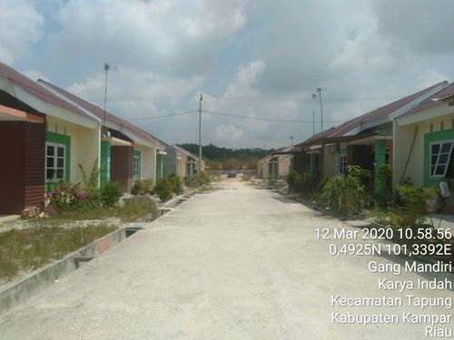 foto posisi tengah perumahan PURI MAYANG ASRI III THP I