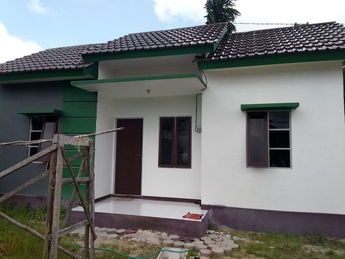 foto posisi tengah perumahan BUMI KENCANA RESIDENCE