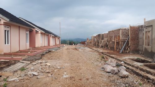 foto posisi tengah perumahan Bagendit Citra Land
