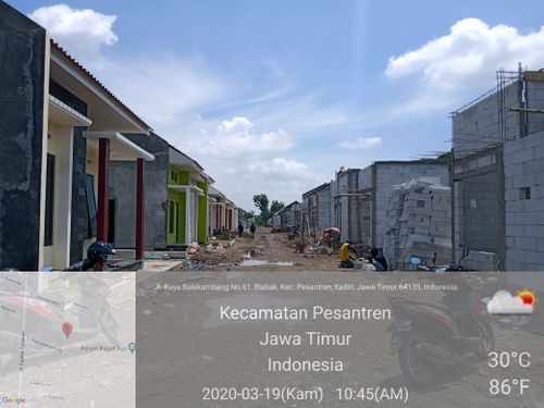 foto posisi tengah perumahan PONDOK INDAH KOTA
