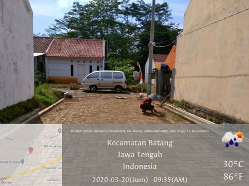 foto posisi tengah perumahan Pamardi Garden