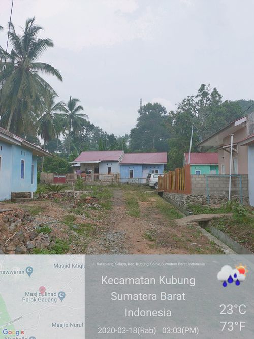 foto posisi tengah perumahan Griya Batu Palano