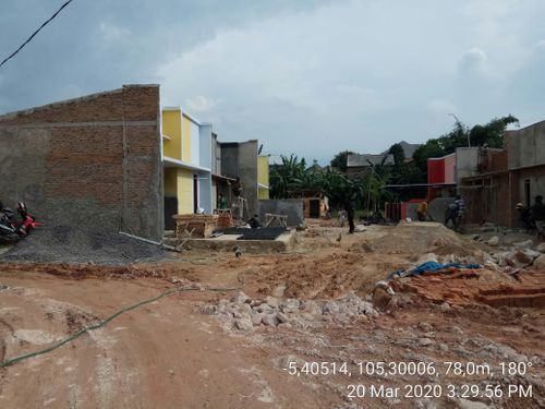 foto posisi tengah perumahan Griya Ellok II Campang Raya