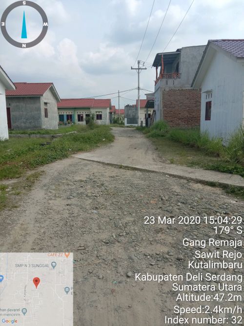 foto posisi tengah perumahan GRIYA MENCIRIM INDAH
