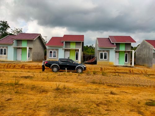 foto posisi tengah perumahan Madinah residen