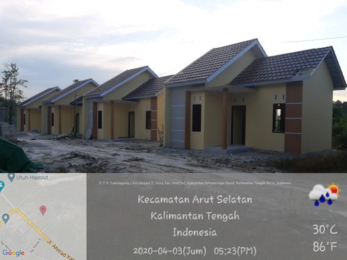 foto posisi tengah perumahan Green Garden