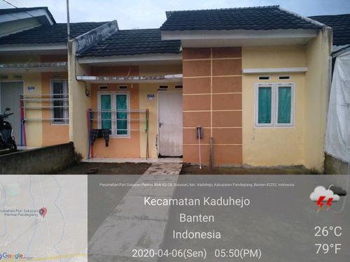 foto posisi tengah perumahan Puri Sukasari Permai