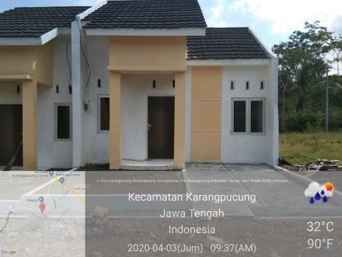 foto posisi tengah perumahan Istana Darusslam Asri