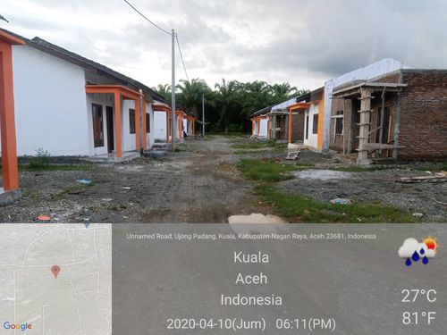 foto posisi tengah perumahan Boyza Indo Duta Inti