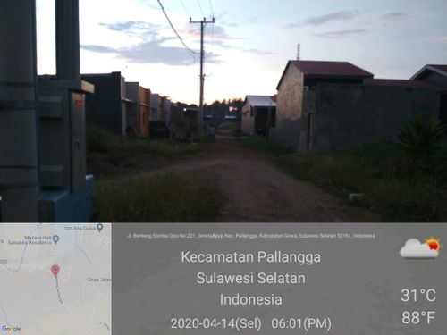 foto posisi tengah perumahan PURI SANJAYA 
