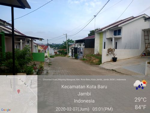 foto posisi tengah perumahan JAVANA GARDEN