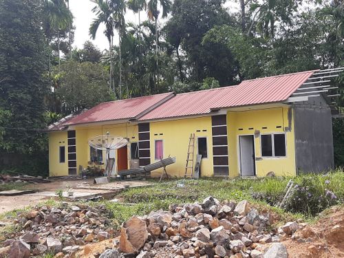 foto posisi tengah perumahan Villa Sibuluan
