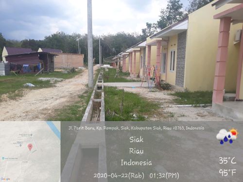 foto posisi tengah perumahan GREEN SIENKA RESIDENCE