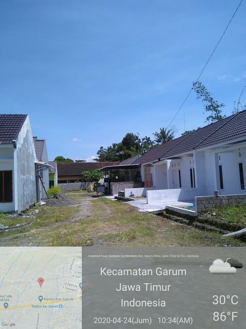 foto posisi tengah perumahan Central Residence