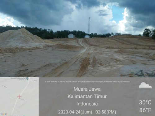foto posisi tengah perumahan POWER INDAH