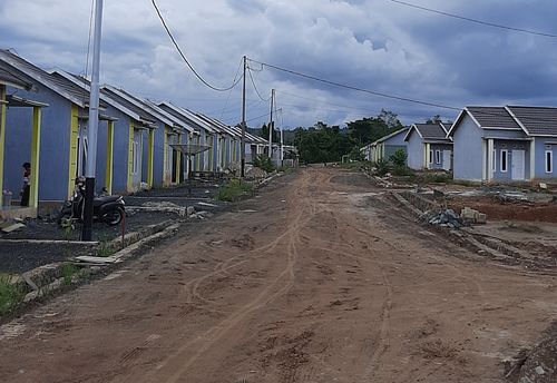 foto posisi tengah perumahan Buana Mega Residence 