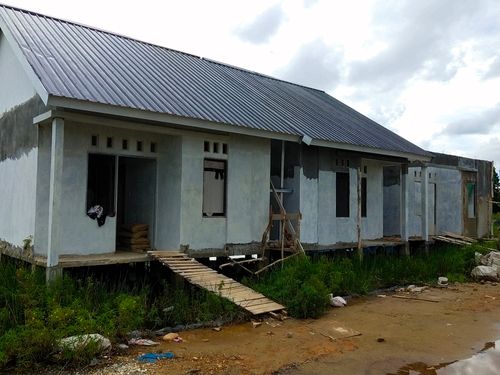 foto posisi tengah perumahan Perumnas Permata Regency 