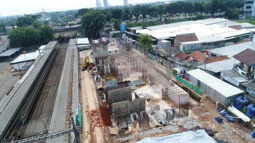 foto posisi tengah perumahan Perumnas Mahata Serpong 
