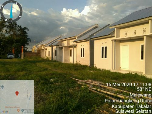 foto posisi tengah perumahan Griya Malewang Permai