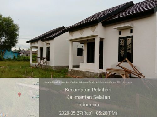 foto posisi tengah perumahan Global Angsau Permai
