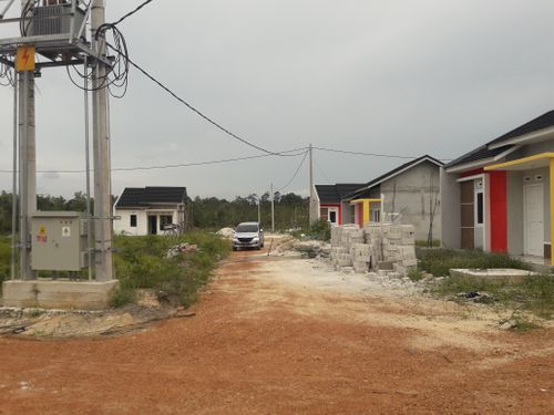 foto posisi tengah perumahan Angkasa Residence