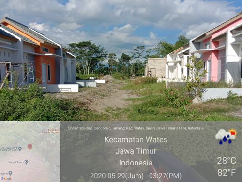 foto posisi tengah perumahan GRAND WATES RESIDENCE