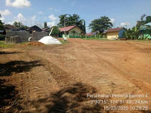 foto posisi tengah perumahan PESONA BORNEO 5