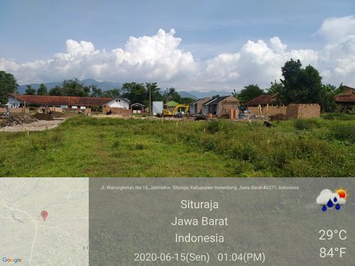 foto posisi tengah perumahan Jatimekar Regency