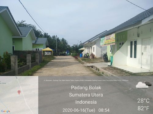 foto posisi tengah perumahan GRAHA PALUTA