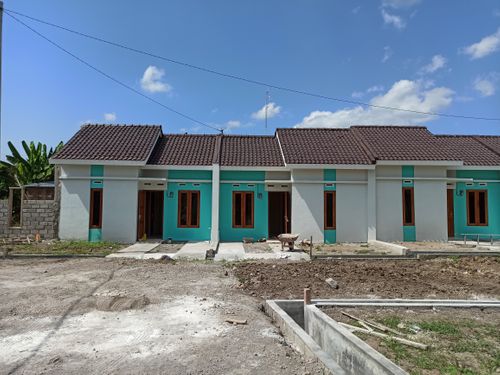 foto posisi tengah perumahan Griya Amanah Kwarasan 1