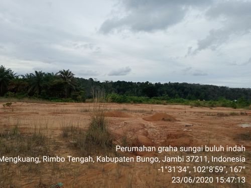 foto posisi tengah perumahan Graha Sungai Buluh Indah